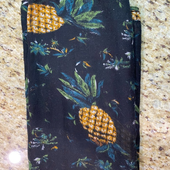 Fun Lightweight Novelty Pineapple Infinity Scarf - Picture 8 of 8